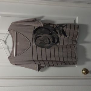 Lane Bryant shirt with rose